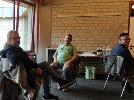 Teilnehmer beim Männer-Wochenendseminar