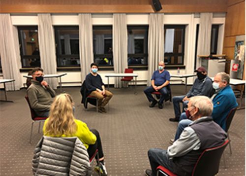 Gruppentreffen in Corona-Zeiten mit Abstand