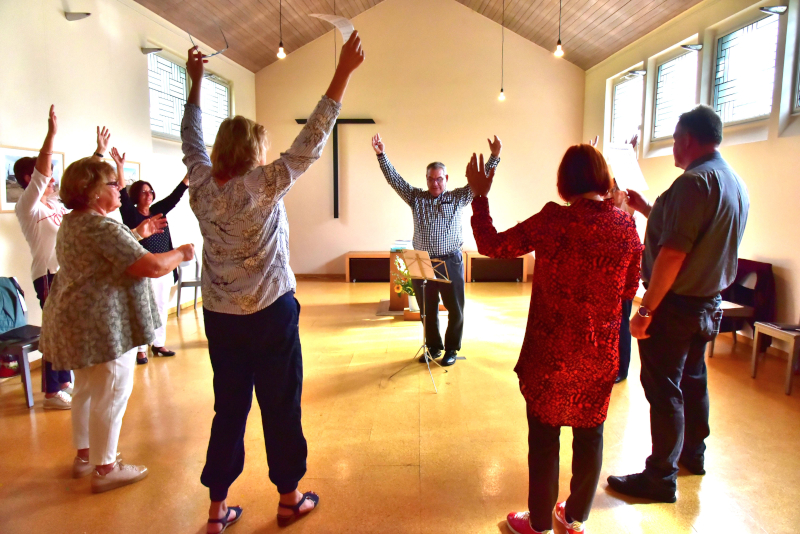 Mitmach-Aktionen auf der Kreuzbund-Feier