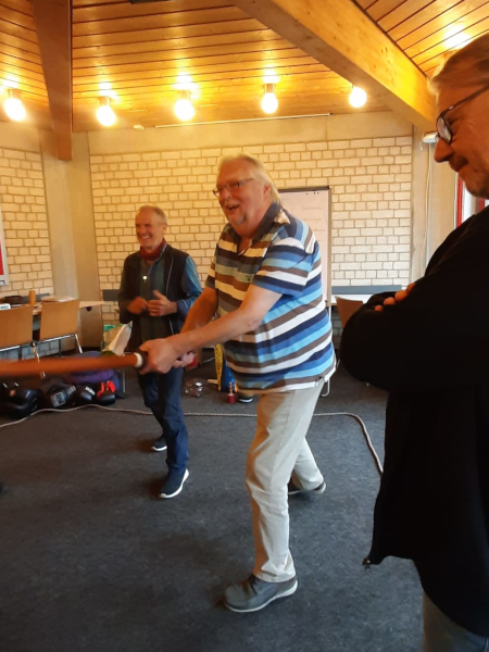 Aktionen auf dem Männer-Wochenendseminar